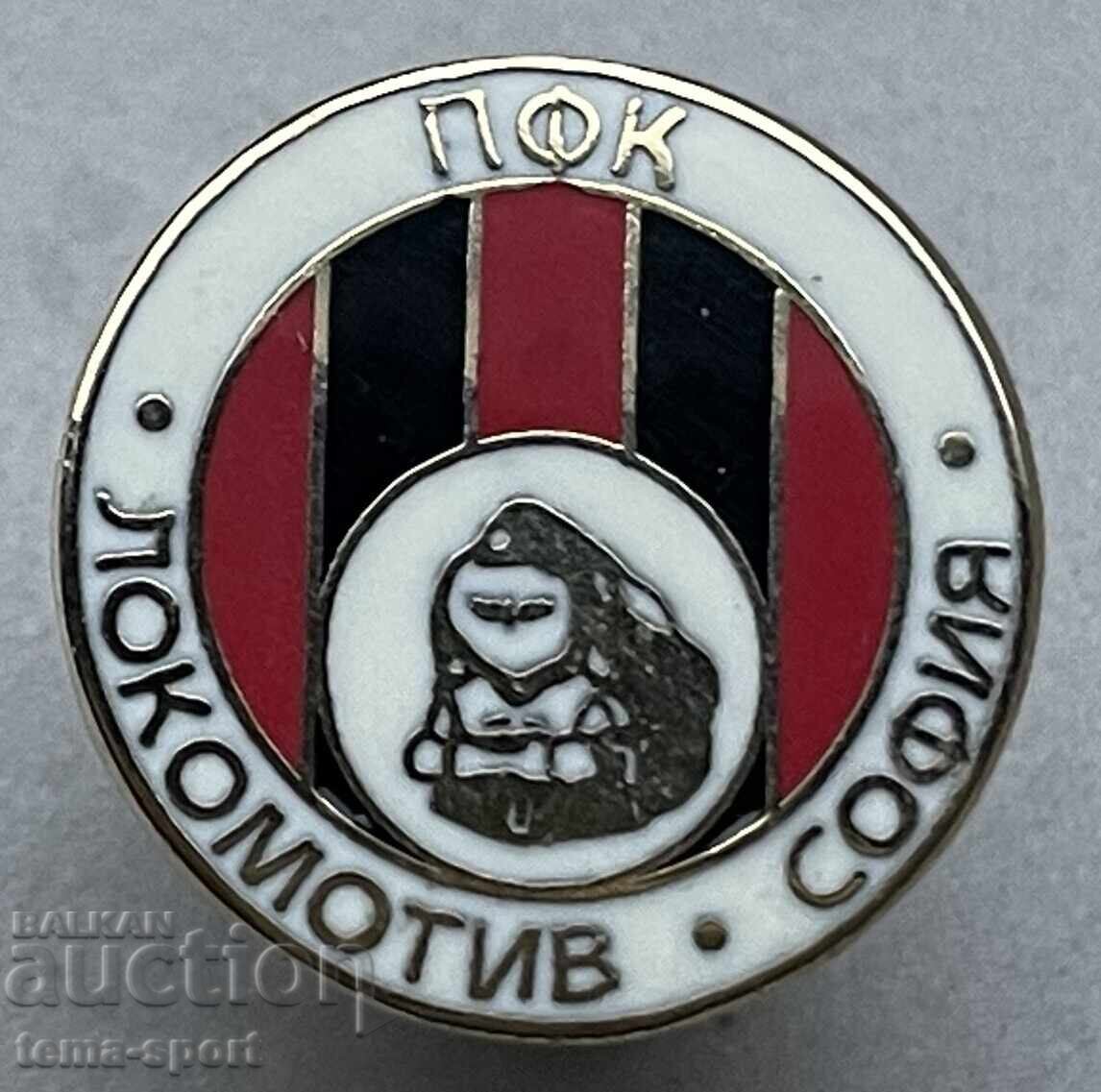 1783 Βουλγαρία σήμα ποδοσφαιρικού συλλόγου Λοκομοτίβ Σόφιας Εμαγιέ 1783 Βουλγαρία σήμα ποδοσφαιρικού συλλόγου Λοκομοτίβ Σόφιας Εμαγιέ