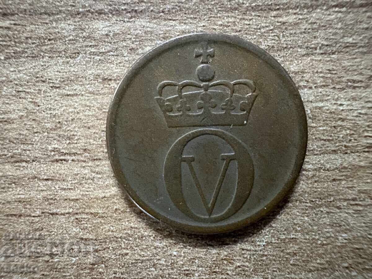 Norvegia - 2 øre (1962) cu preț € 0.25 | 0.49 BGN