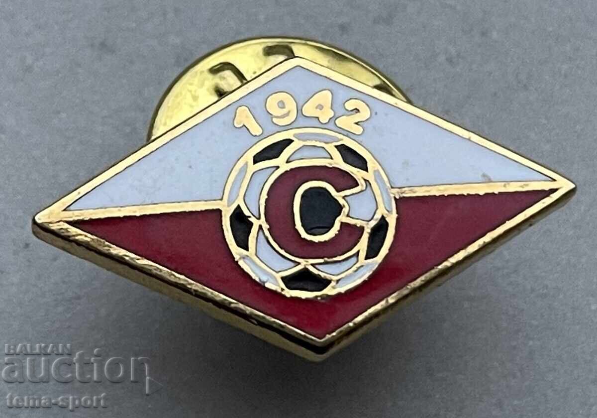 1787 Bulgaria football club Septemvri 1942 badge. Gold-plated