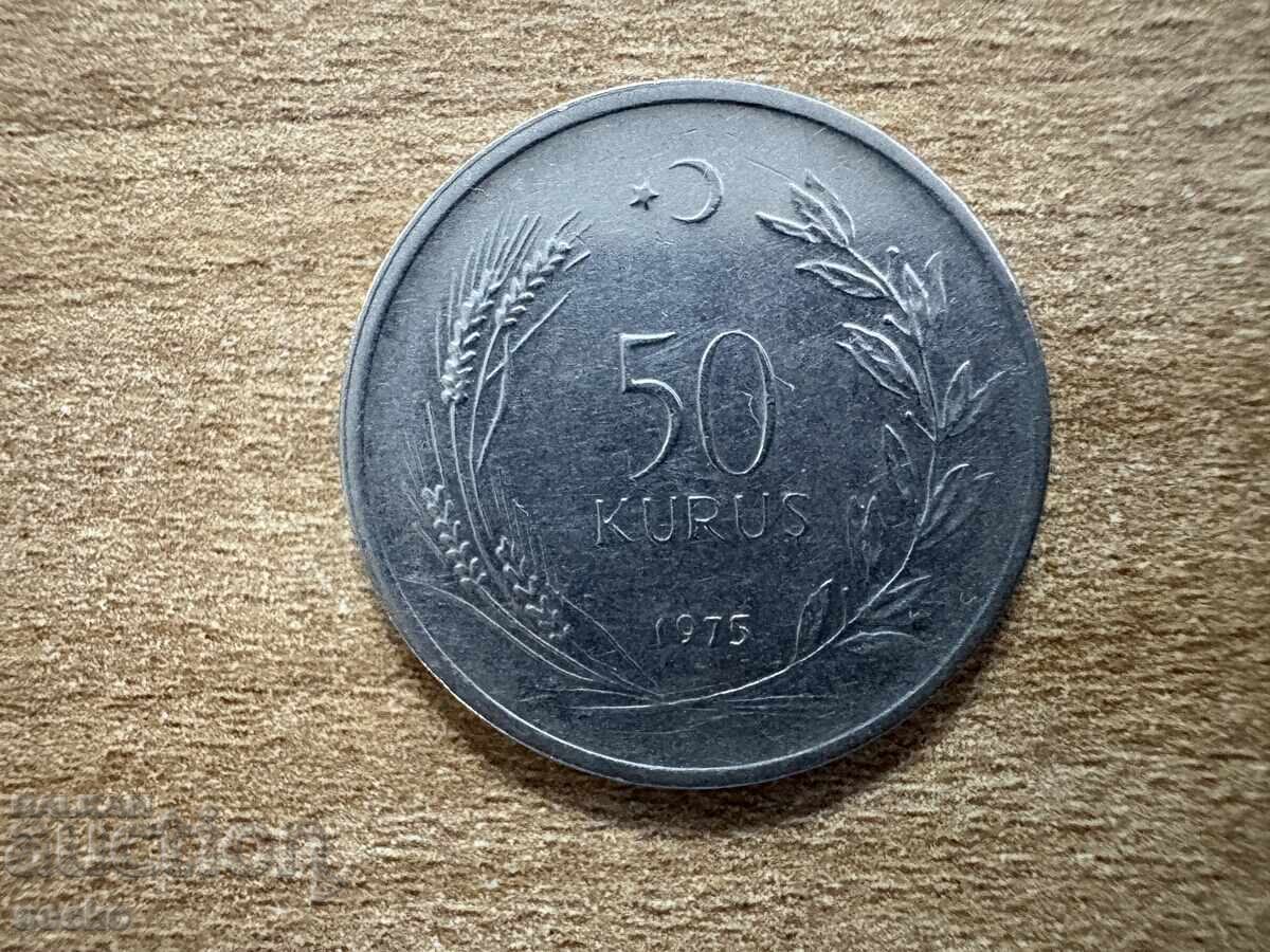 Τουρκία - 50 kurus (1975) Τουρκία - 50 kurus (1975)
