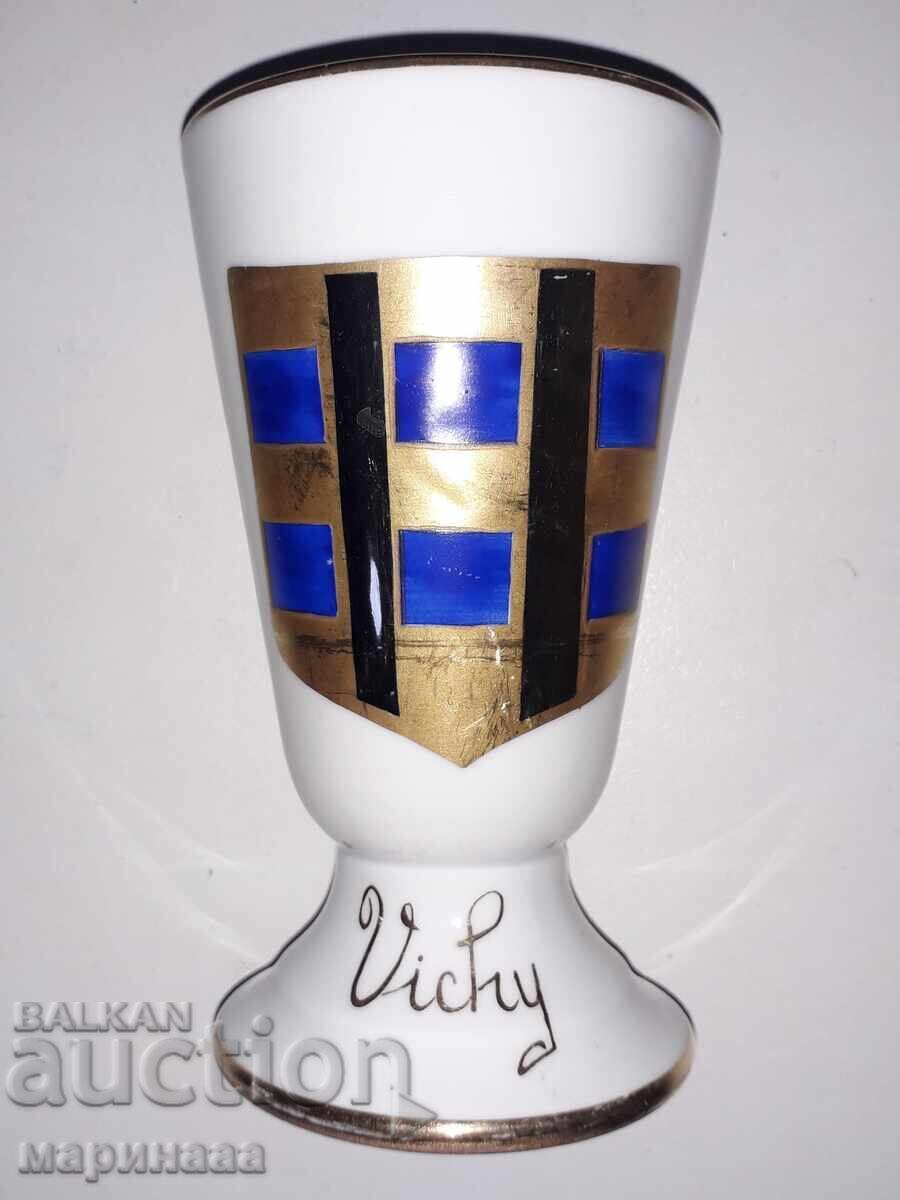 PAHAR ''COULEUVRE''. FRANȚA. AURIT CU 24K PAHAR ''COULEUVRE''. FRANȚA. AURIT CU 24K