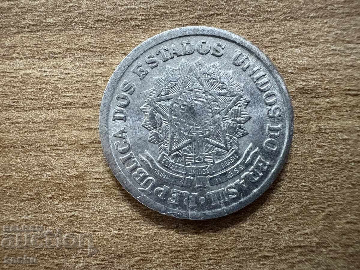 Brazil - 2 Cruzeiros (1961) with price € 0.40 | 0.78 BGN