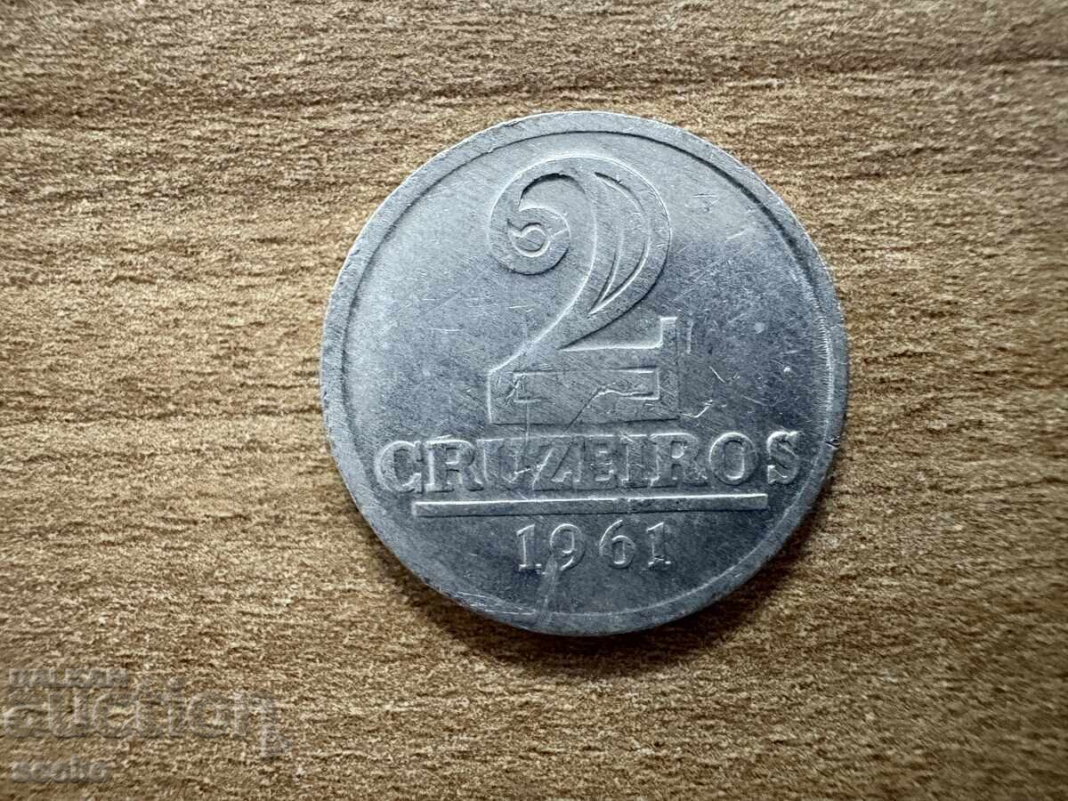 Brazil - 2 Cruzeiros (1961)