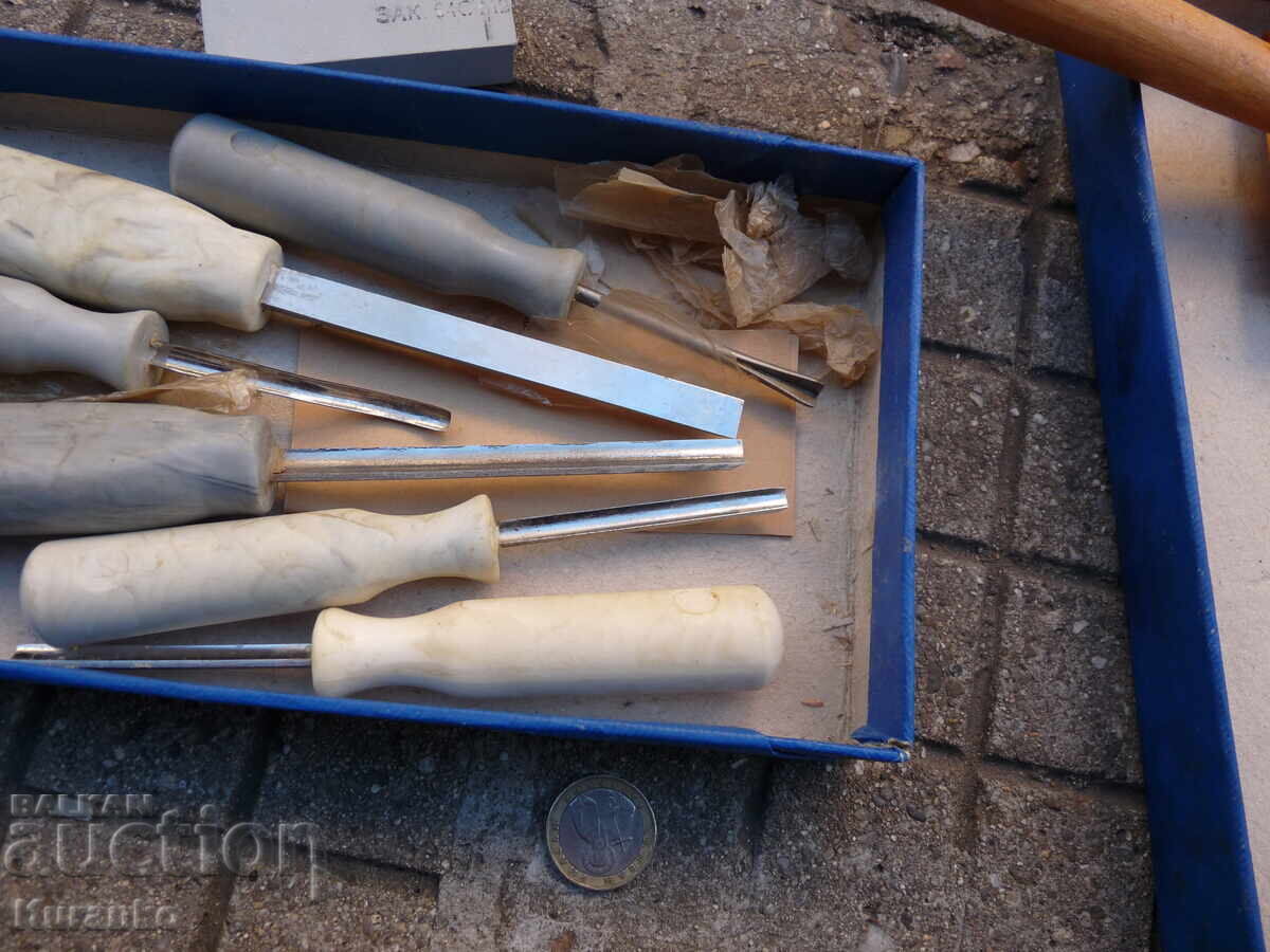 Wood Carving Tools USSR Excellent Set - 5