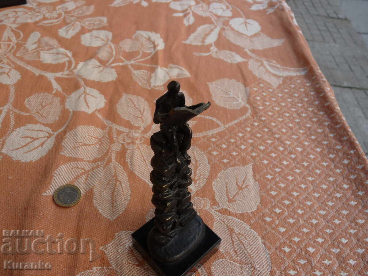 Παλαιό μπρούτζινο ειδώλιο πλαστικό 17 εκ με τιμή € 50.00 | 97.79 BGN