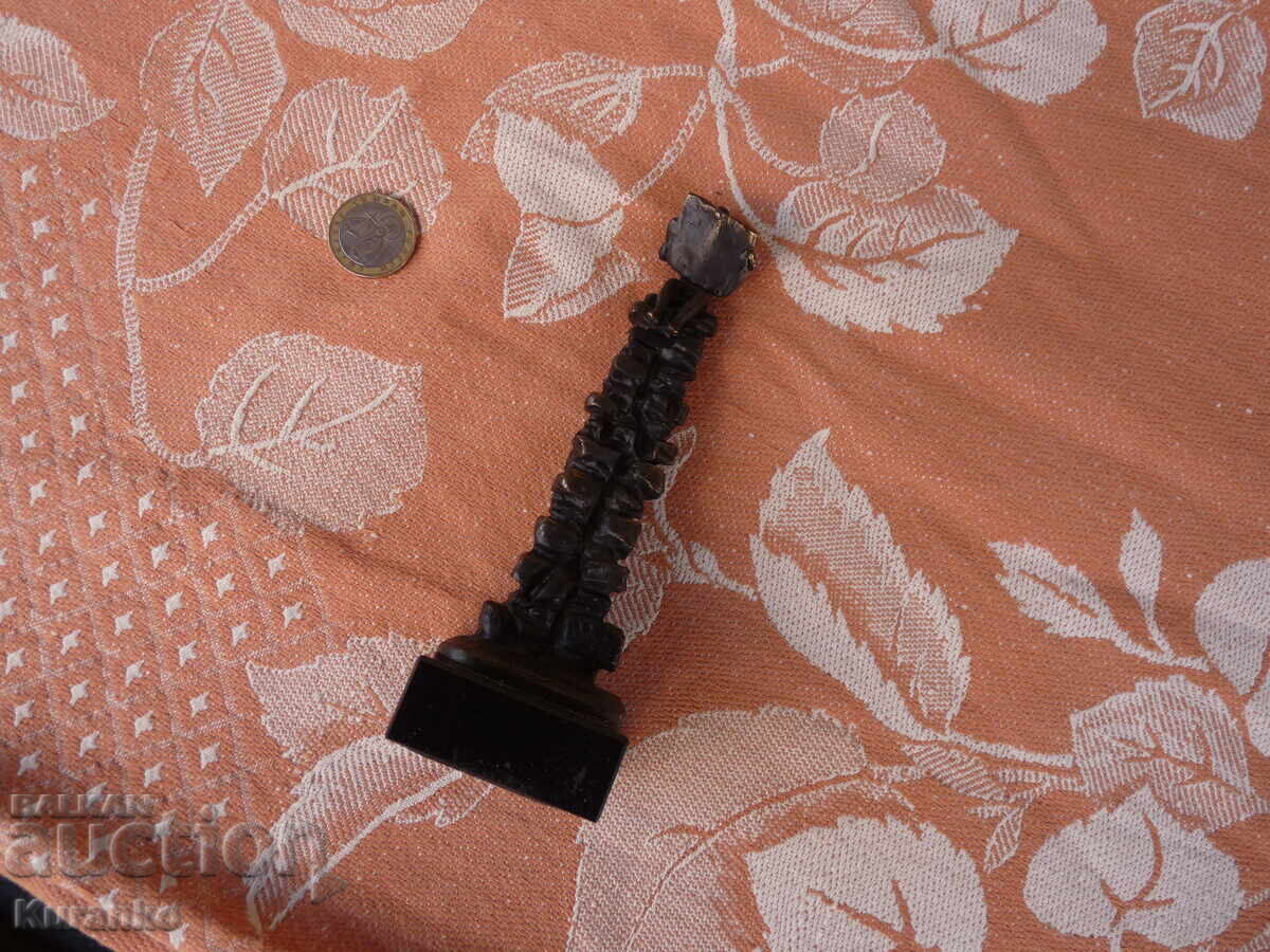 Παλαιό μπρούτζινο ειδώλιο πλαστικό 17 εκ - 6