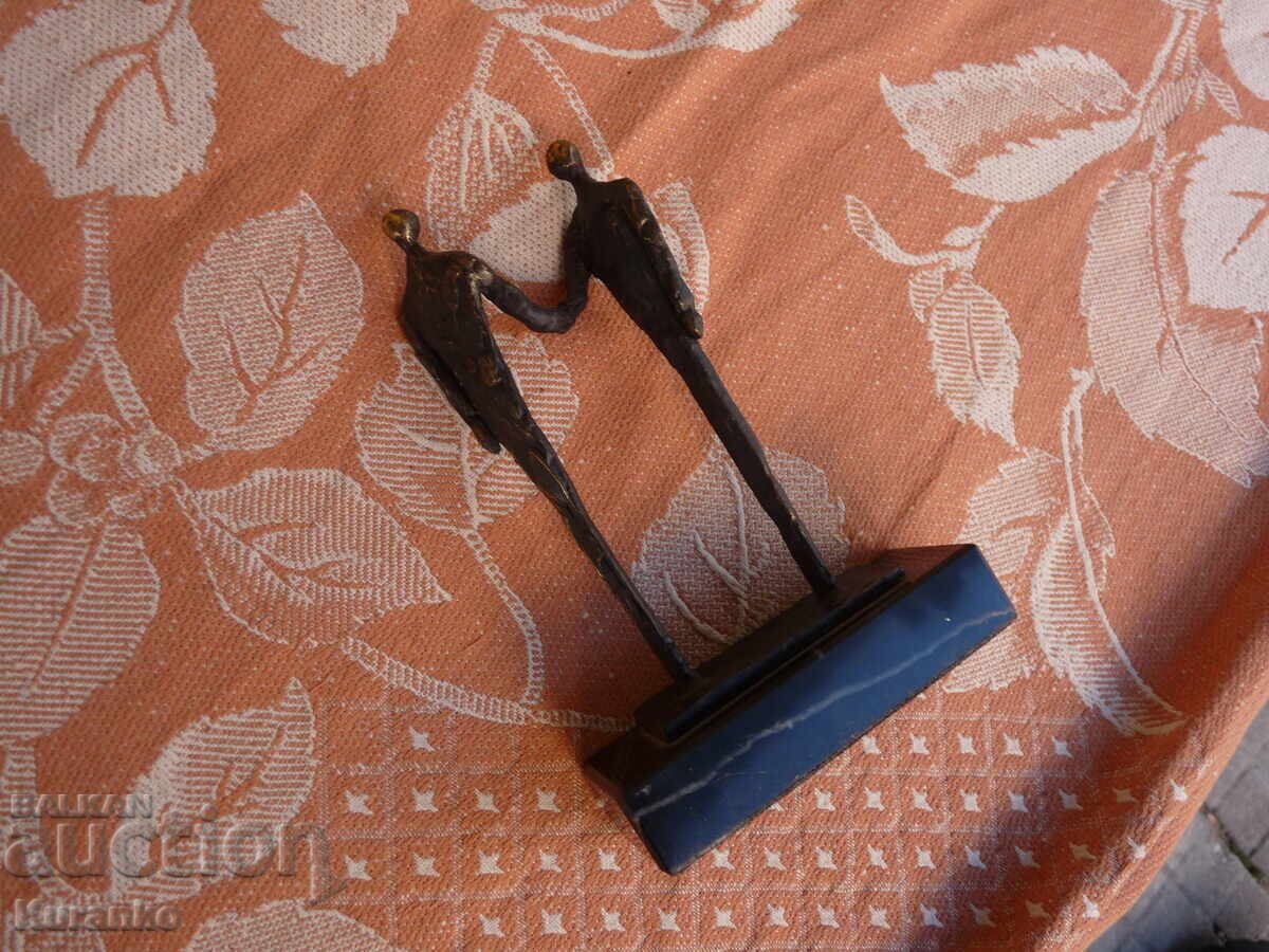 Old bronze statuette sculpture 15 cm - 5