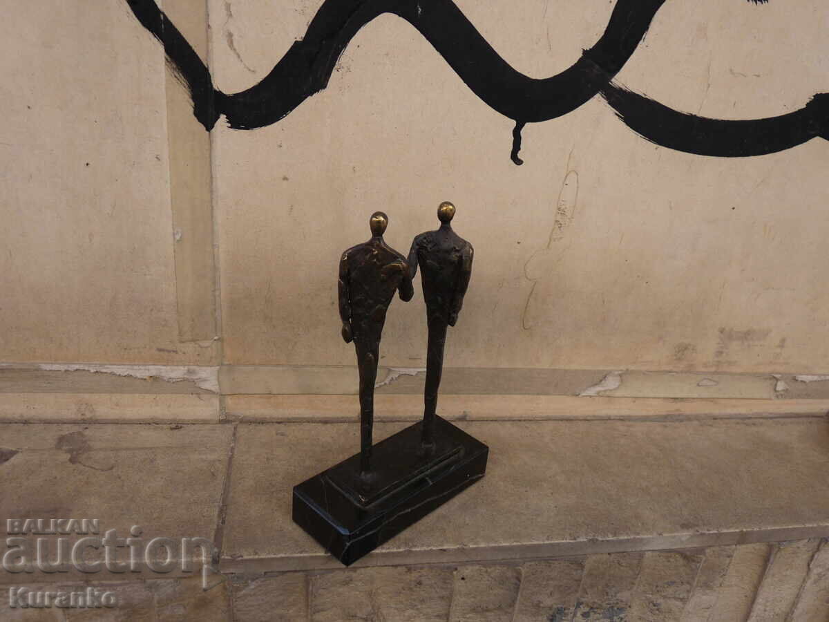 Old bronze statuette sculpture 15 cm - 6