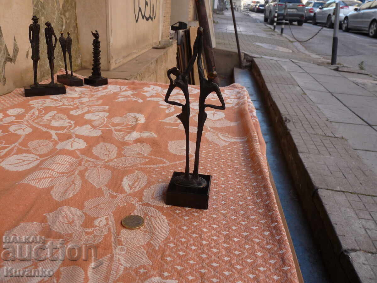 Old bronze statuette sculpture 20 cm