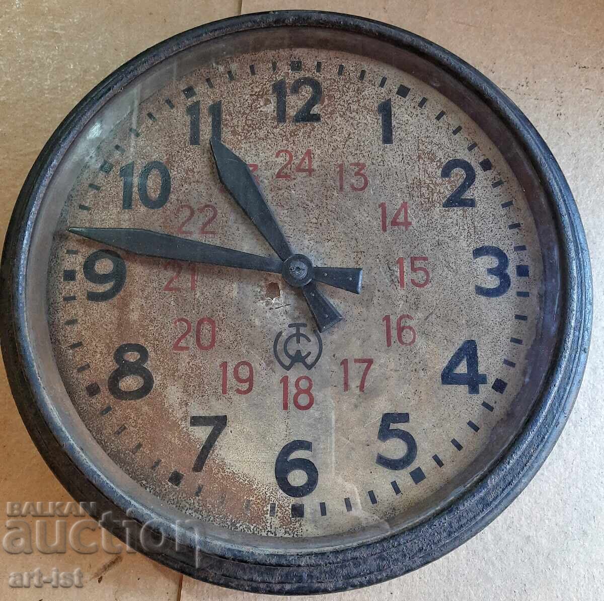 Licitație Ceas de gară industrial german CTW Licitație Ceas de gară industrial german CTW