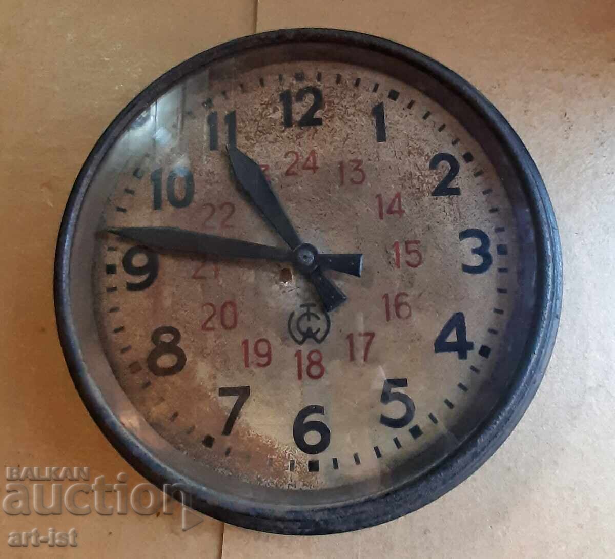 Ceas de gară industrial german CTW - 5 Ceas de gară industrial german CTW - 5