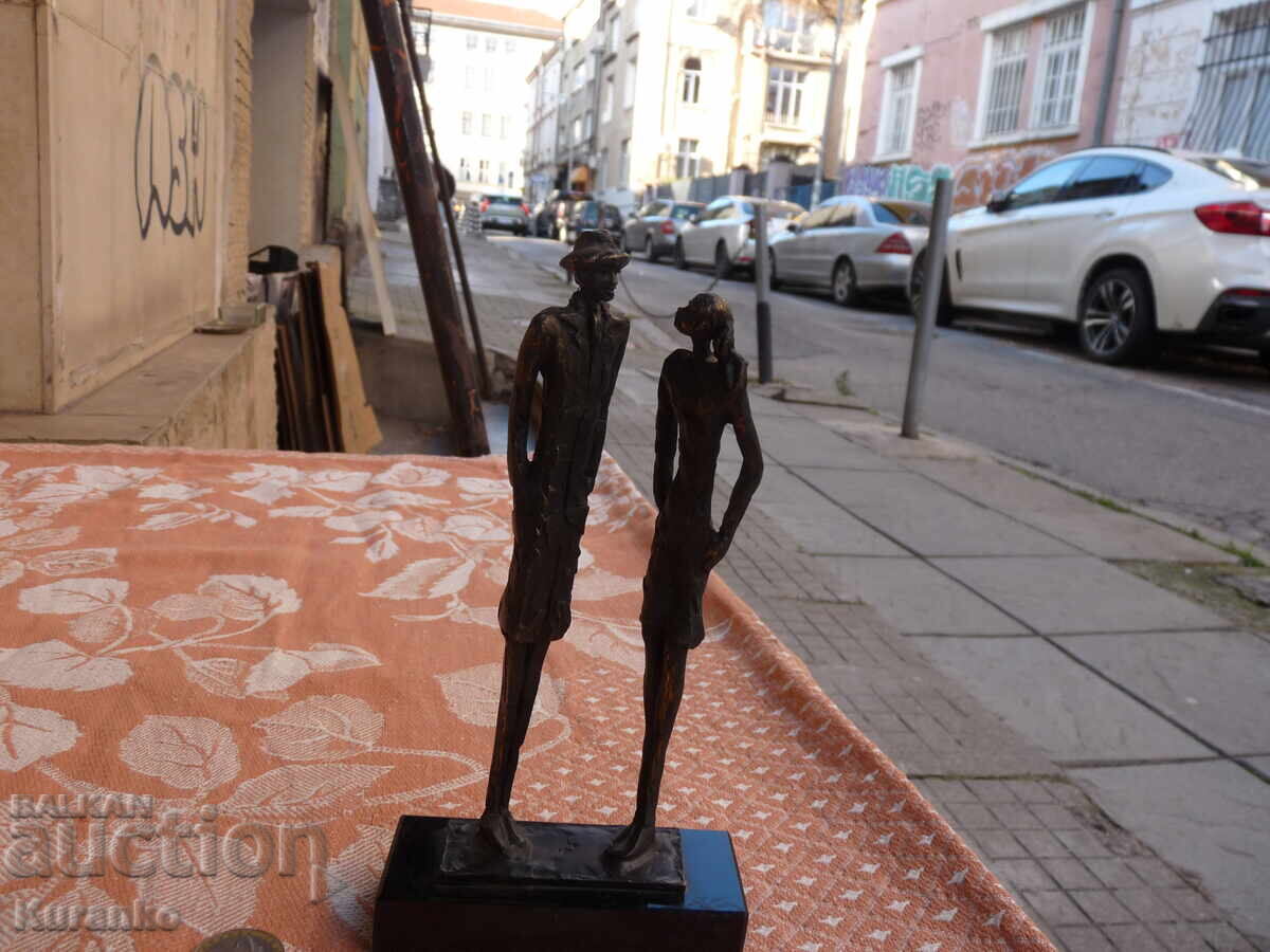 Old bronze statuette sculpture 20 cm with price € 53.00 | 103.66 BGN