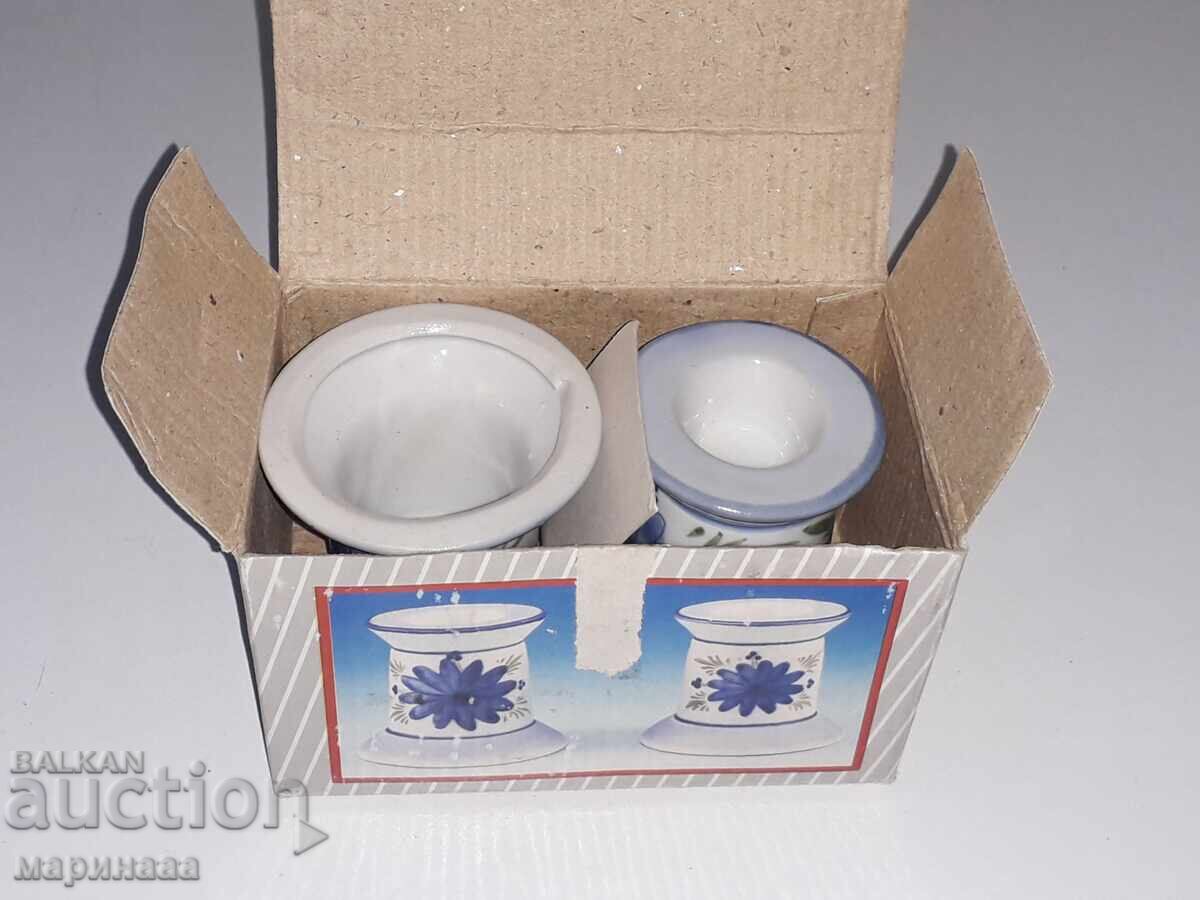 CANDLESTICKS. PORCELAIN. BOX. GERMANY - 5