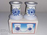 SFEȘNICE. PORȚELAN. CUTIE. GERMANIA