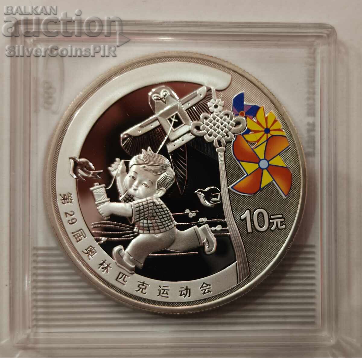 Ασήμι 1 oz Ολυμπιάδα Πεκίνο 2008 Κίνα Ασήμι 1 oz Ολυμπιάδα Πεκίνο 2008 Κίνα