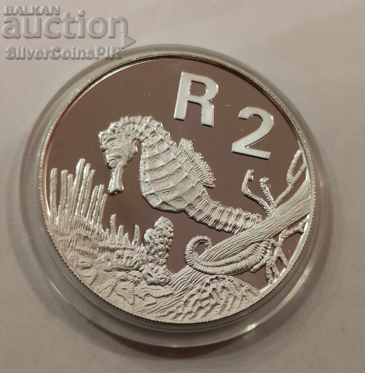 Argint 2 Randi Libelulă 1997 Africa de Sud Animale pe cale de dispariție cu preț € 47.00 | 91.92 BGN Argint 2 Randi Libelulă 1997 Africa de Sud Animale pe cale de dispariție cu preț € 47.00 | 91.92 BGN