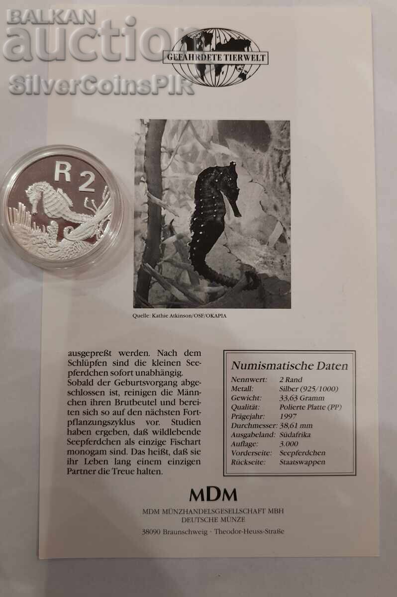 Argint 2 Randi Libelulă 1997 Africa de Sud Animale pe cale de dispariție - 5 Argint 2 Randi Libelulă 1997 Africa de Sud Animale pe cale de dispariție - 5