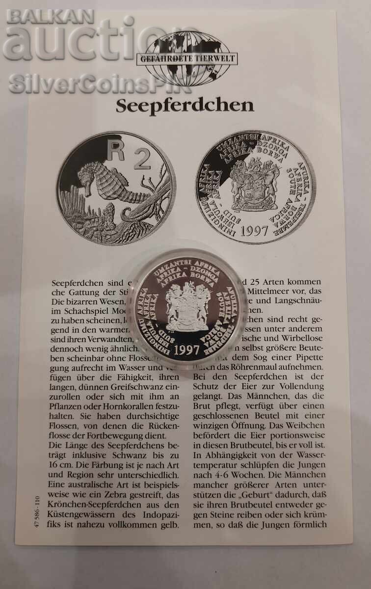 Argint 2 Randi Libelulă 1997 Africa de Sud Animale pe cale de dispariție - 6 Argint 2 Randi Libelulă 1997 Africa de Sud Animale pe cale de dispariție - 6