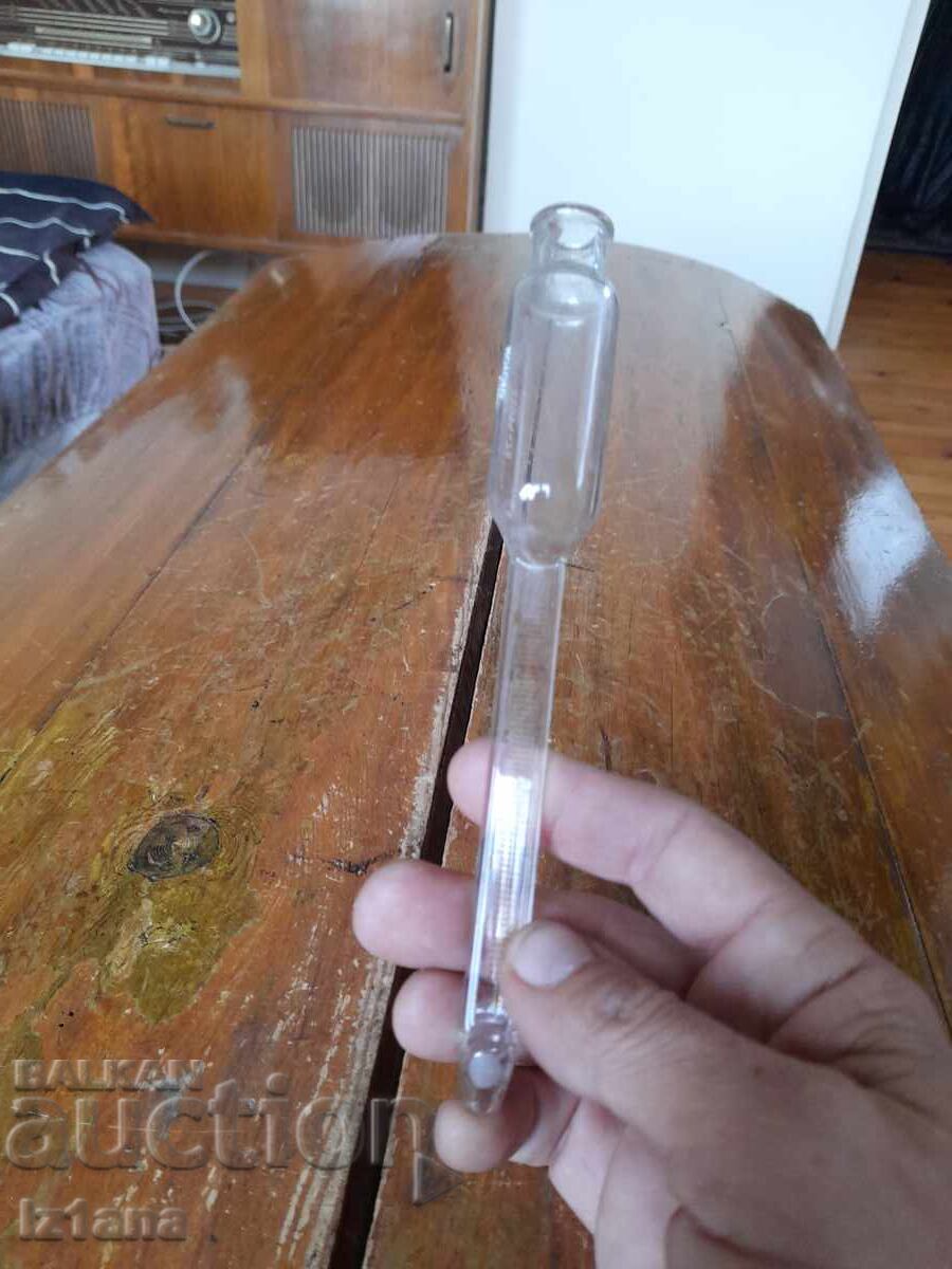 Pipetă de măsurare rusească veche, balon pentru lapte - 5 Pipetă de măsurare rusească veche, balon pentru lapte - 5