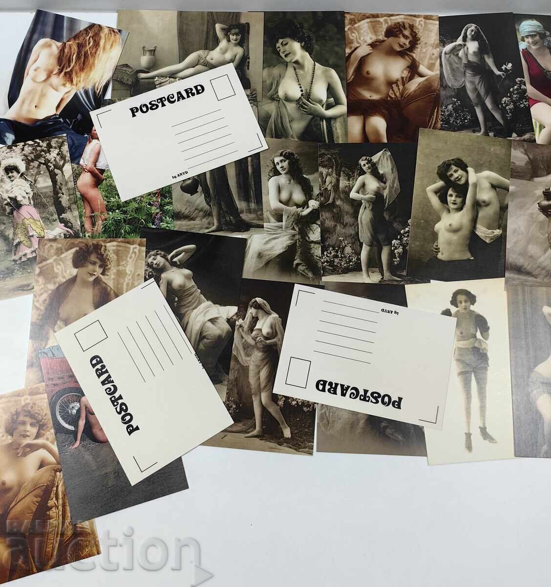 LOT OF NEW CARDS EROTIC NUDE WOMEN CARD WOMAN - 6