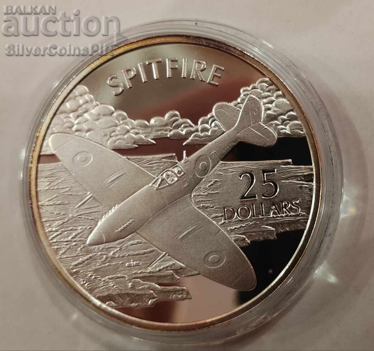 Παράδοση Ασήμι 1 oz Αεροπλάνα 2003 Νήσοι Σολομώντος Παράδοση Ασήμι 1 oz Αεροπλάνα 2003 Νήσοι Σολομώντος
