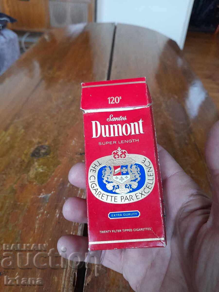 Кутия от цигари Dumont с цена € 10.00 | 19.56 лв. Кутия от цигари Dumont с цена € 10.00 | 19.56 лв.