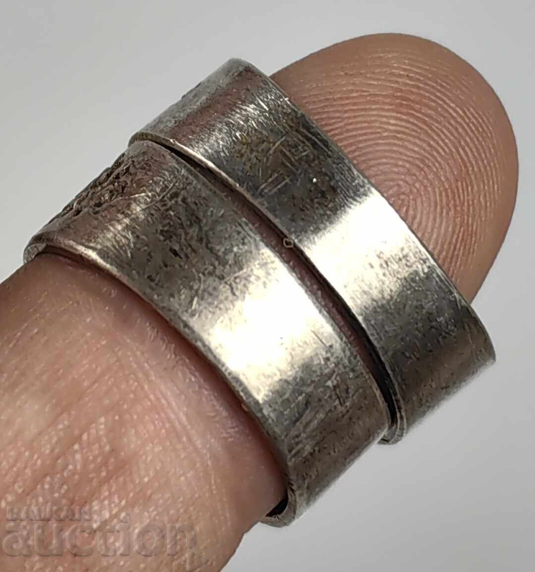 LOT OLD REVIVAL SILVER WEDDING BANDS RING BAND - 5 LOT OLD REVIVAL SILVER WEDDING BANDS RING BAND - 5