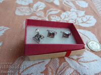 Silver Set Master Craftsmanship Stones Markings