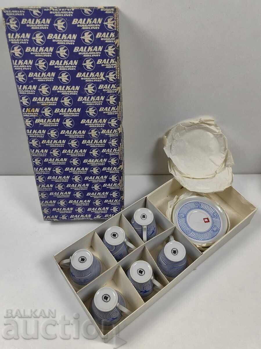 UNUSED SOCIAL EXPERIMENTAL PORCELAIN SERVICE BGA BALKAN