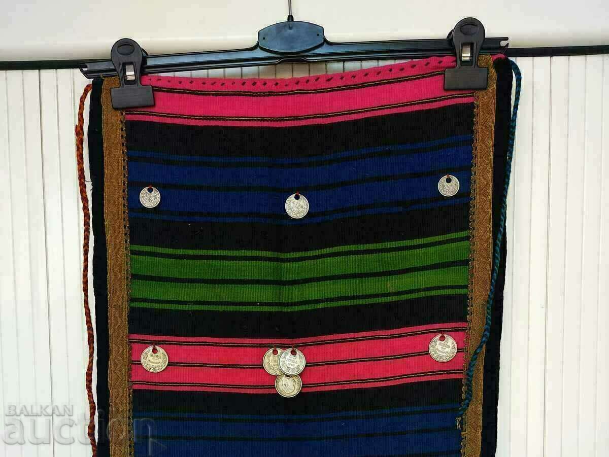 OLD AUTHENTIC COIN EMBELLISHED SILVER APRON COSTUME with price € 50.00 | 97.79 BGN