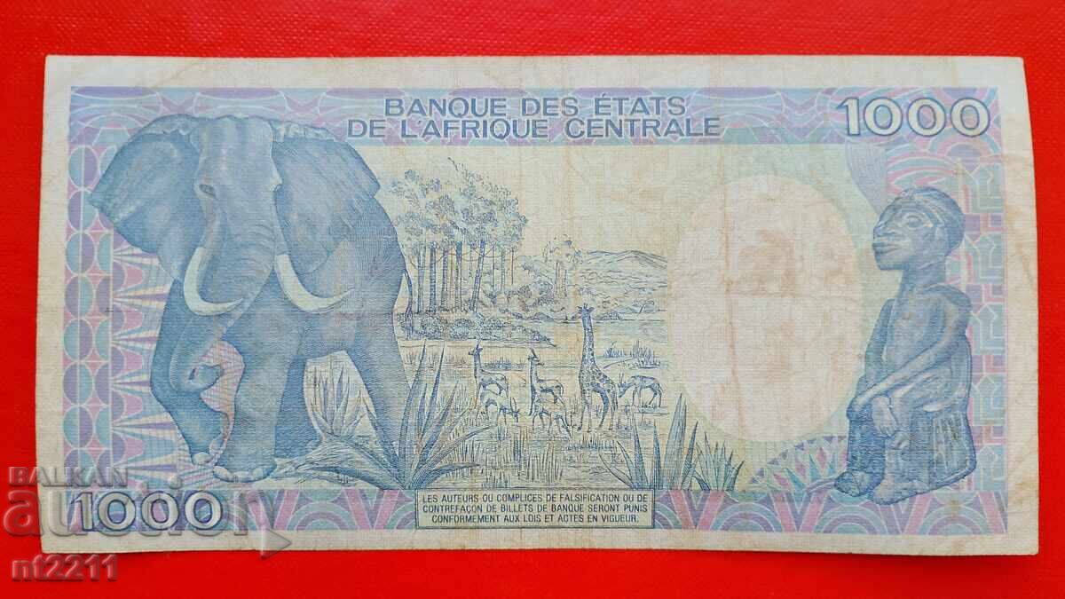 Аукцион Банкнота 1000 франка Камерун Аукцион Банкнота 1000 франка Камерун