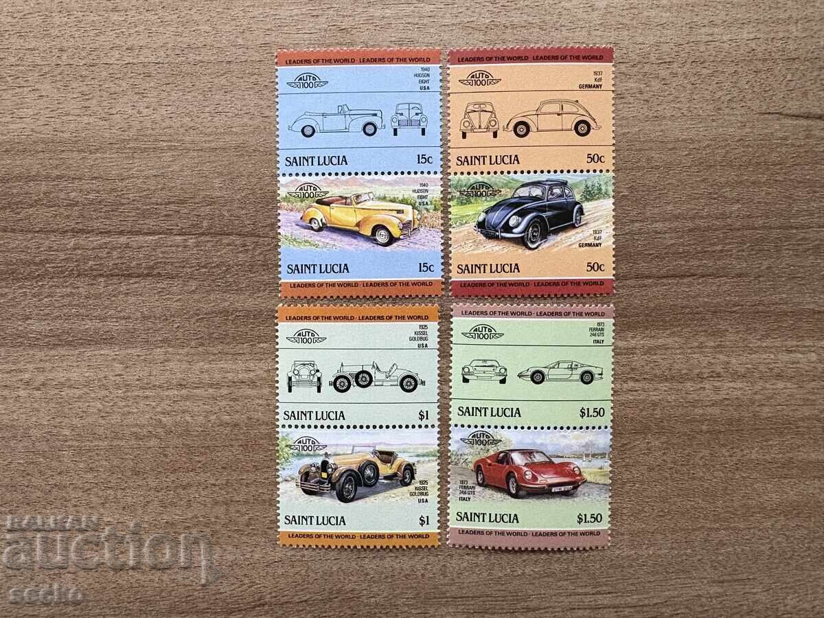 Sfânta Lucia - Autoturisme (1985) MNH Sfânta Lucia - Autoturisme (1985) MNH