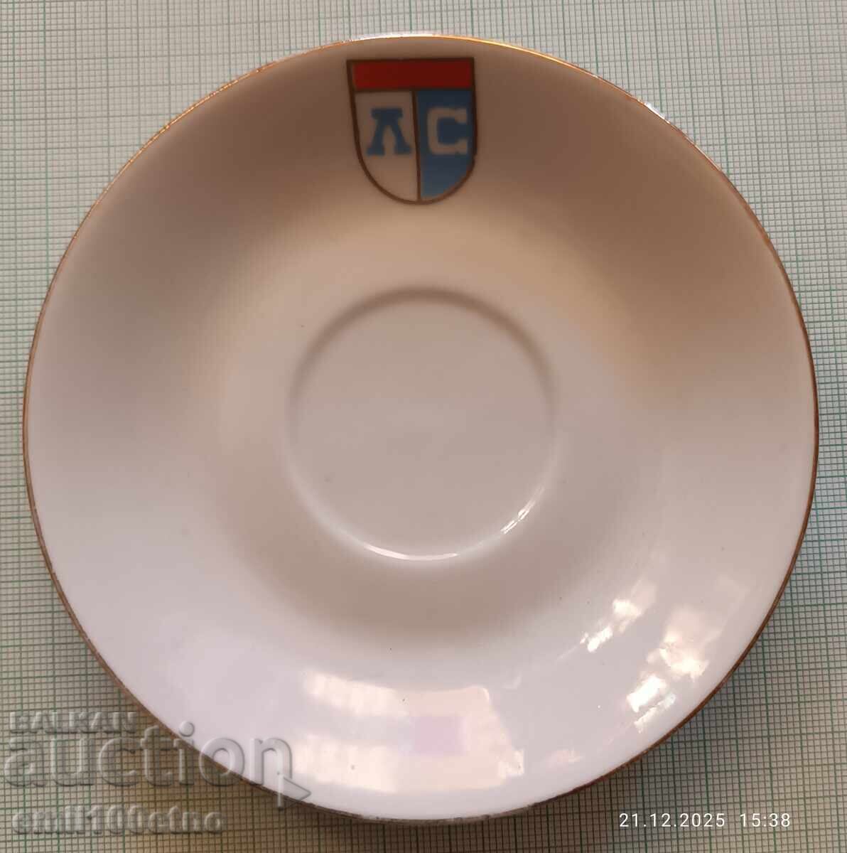 Левски Спартак Малка чиния ( част от от комплект за кафе )