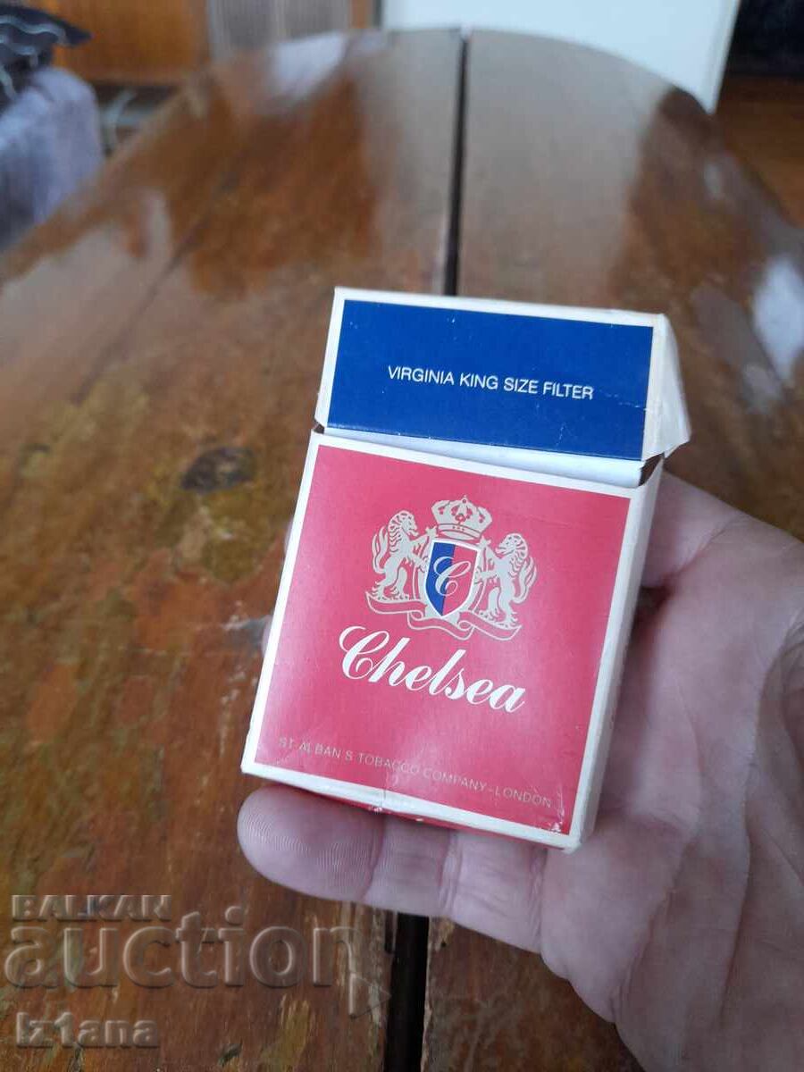 Кутия от цигари Chelsea с цена € 9.00 | 17.60 лв. Кутия от цигари Chelsea с цена € 9.00 | 17.60 лв.