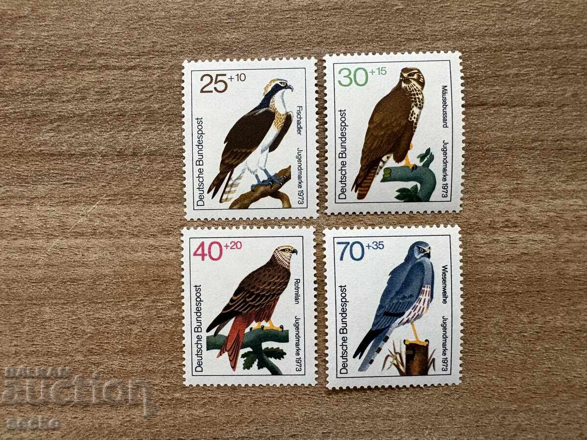 ФРГ/ГФР - Птици (1973) MNH