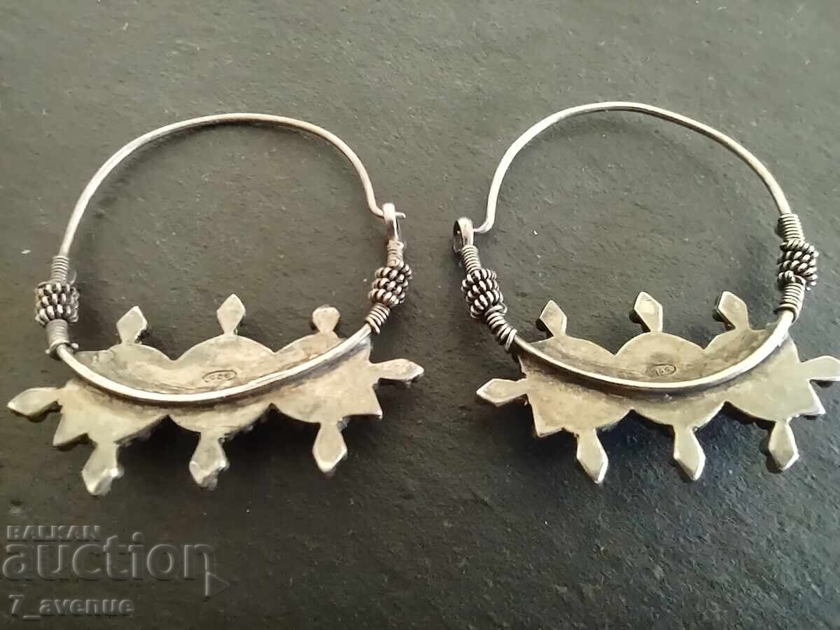 Silver earrings with natural garnet stone, 30.12.25 - 5 Silver earrings with natural garnet stone, 30.12.25 - 5