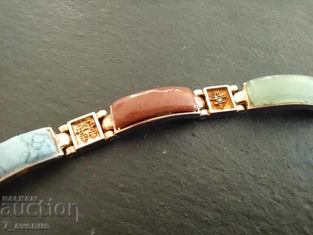 Licitație Brățară cu pietre naturale, hieroglife 30.12.25