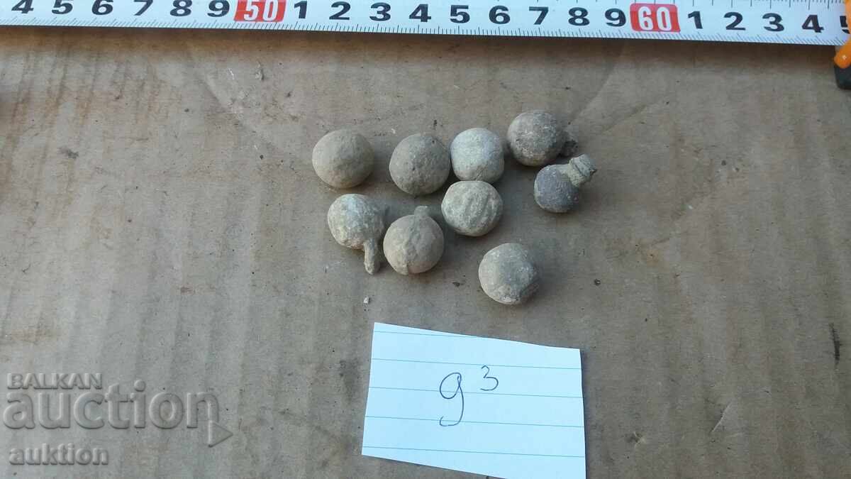 Cartușe turnate, renaștere, armă cu cremene cu preț € 1.49 | 2.91 BGN