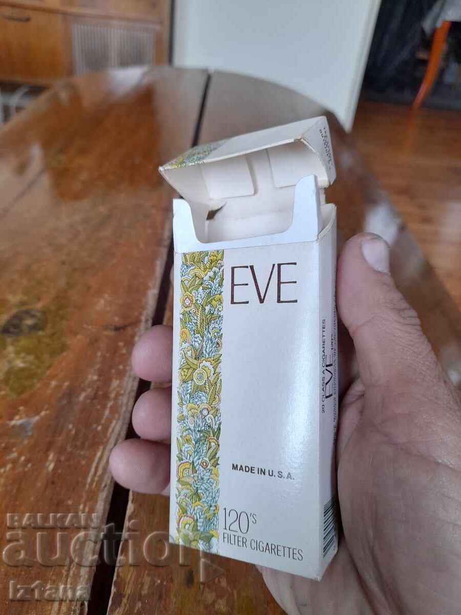 Кутия от цигари Eve с цена € 10.00 | 19.56 лв. Кутия от цигари Eve с цена € 10.00 | 19.56 лв.