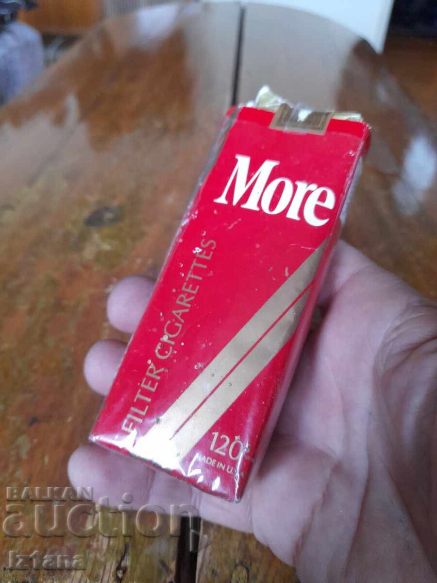 Pachet de țigări More cu preț € 10.00 | 19.56 BGN Pachet de țigări More cu preț € 10.00 | 19.56 BGN