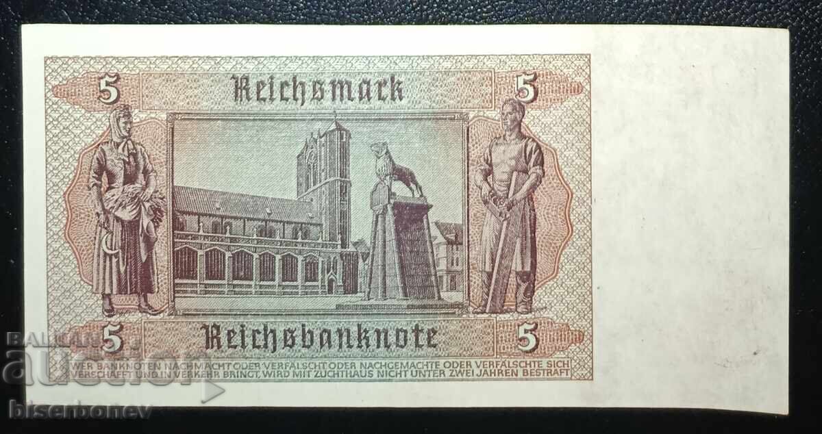Germany, Germany, 5 Marks 1942, UNC with price € 18.00 | 35.20 BGN Germany, Germany, 5 Marks 1942, UNC with price € 18.00 | 35.20 BGN