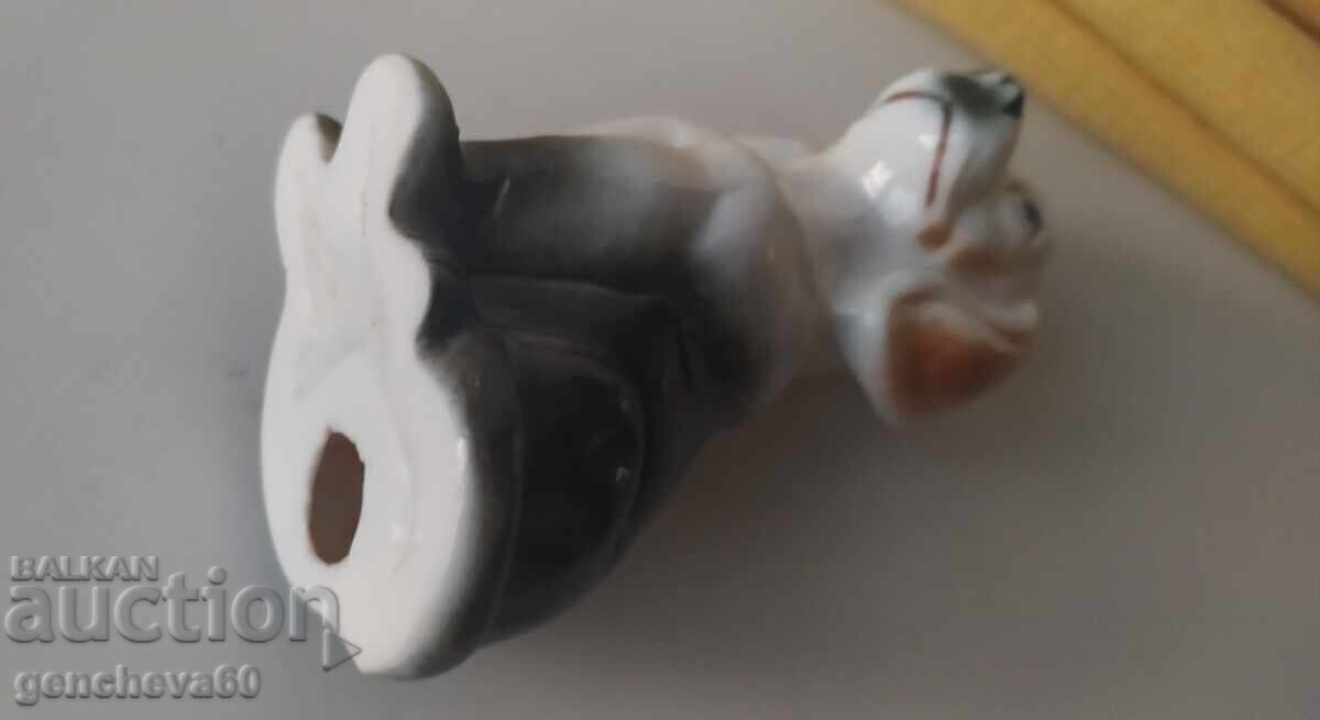 Figurină câine Beagle din porțelan osos - 5