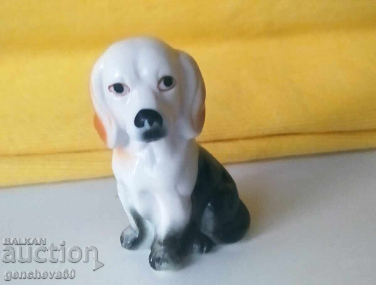 Figurină câine Beagle din porțelan osos - 6