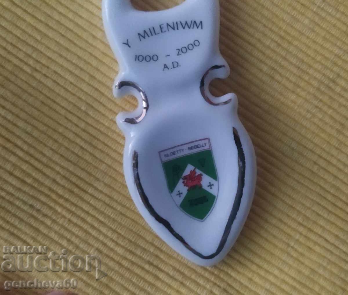 Livrarea Mâner vintage de designer Clyn-Coch-MILENIUM