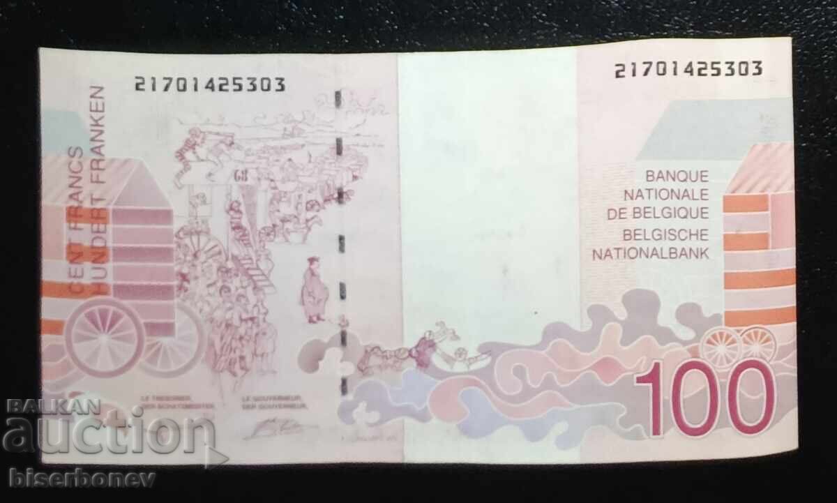 Belgia, 100 Franci 1995, UNC cu preț € 13.50 | 26.40 BGN Belgia, 100 Franci 1995, UNC cu preț € 13.50 | 26.40 BGN