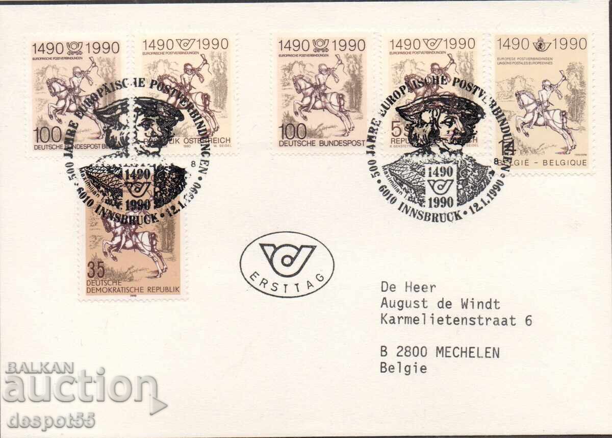 1990. RFG. Ziua Timbrului Poștal 1990. RFG. Ziua Timbrului Poștal