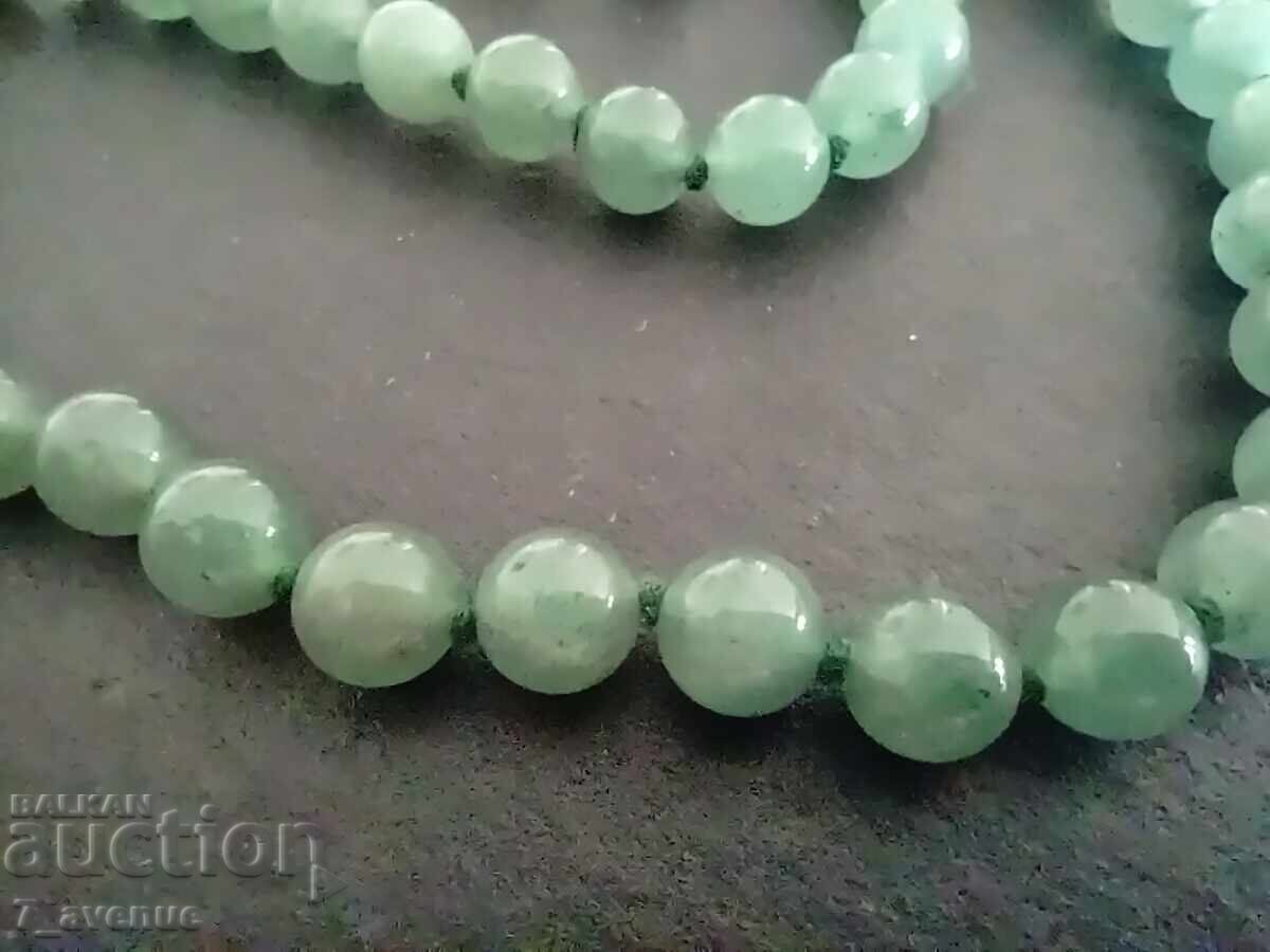 Necklace, pendant, choker, nat. Jade, silver 31.12.2025 with price € 101.00 | 197.54 BGN