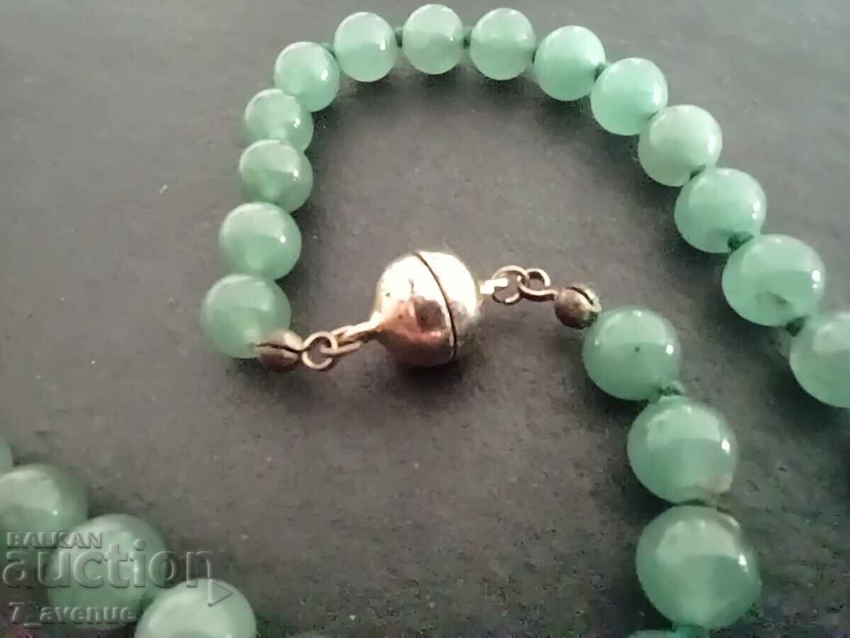 Delivery of Necklace, pendant, choker, nat. Jade, silver 31.12.2025