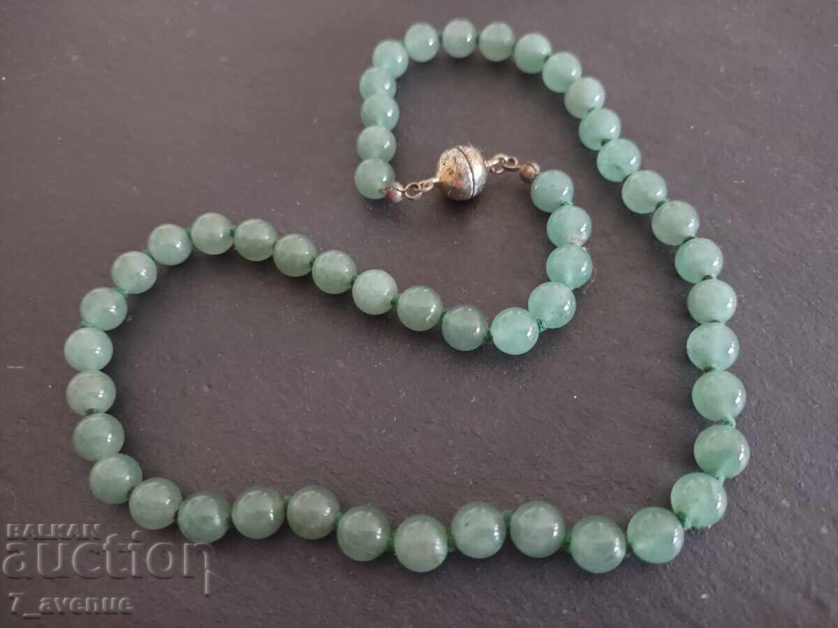 Necklace, pendant, choker, nat. Jade, silver 31.12.2025 - 7