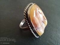 Сребърен пръстен Кехлибар 31.12.2025